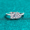 Platonic Isla moissanite Ring