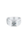 Platonic Dominion moissanite Ring