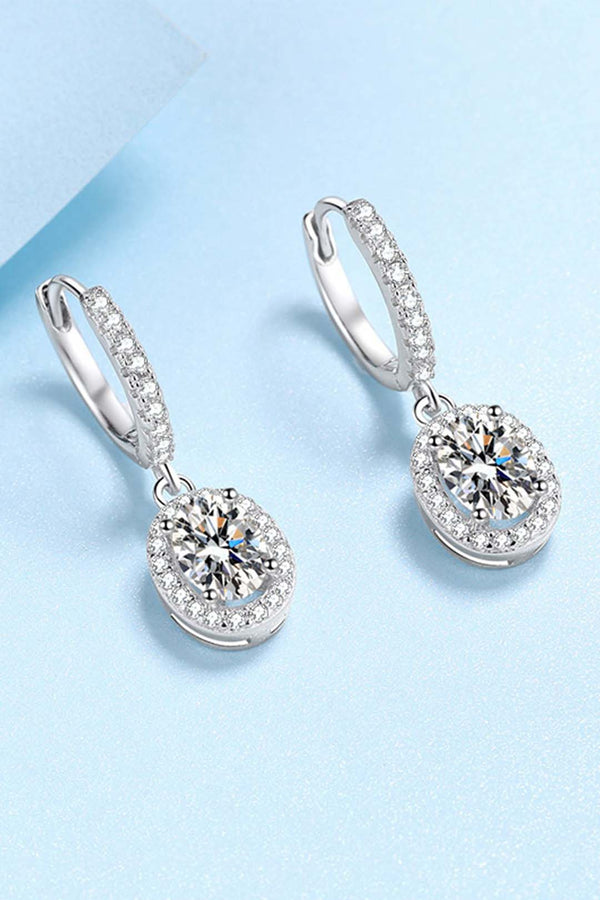 Platonic Beatrice's Dangles solitaire earring