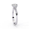 Platonic Harper moissanite solitaire ring