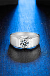 Platonic Pioneer moissanite Ring