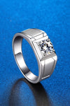 Platonic Accolade moissanite Ring