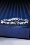Platonic 50 Cents (5.10mm) Moissanite Tennis Bracelet