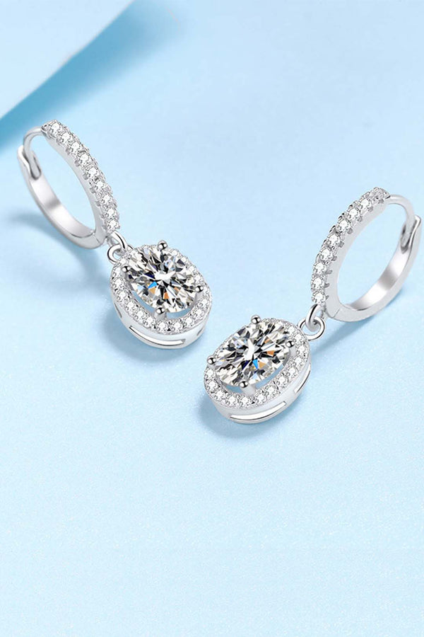 Platonic Beatrice's Dangles solitaire earring