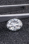 Platonic Oval Cut Certified Moissanite Solitaire
