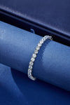 Platonic 50 Cents (5.10mm) Moissanite Tennis Bracelet