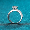 Platonic Eleanor's Elegance moissanite Ring