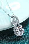 Platonic 1 ct Infinity Spark Silver Moissanite Pendant