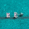 Platonic 0.5 ct Emerald Whisper Moissanite Stud Earrings - Single Piece
