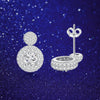 Platonic 1 ct Elegant Moissanite Drop Earrings