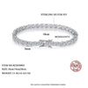 Platonic 5 mm Luxury Iced Out 925 Sterling Silver Tennis Moissanite Bracelet