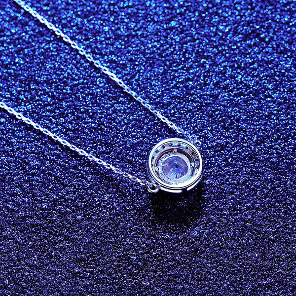 Platonic 1 ct Designer Charm 925 Sterling Silver Moissanite Bracelet