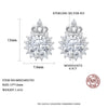 Platonic 1 ct Crown Moissanite Stud Earrings