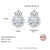 Platonic 1 ct Crown Moissanite Stud Earrings