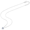 Platonic 1 ct Heart of Radiance Silver Moissanite Pendant Necklace
