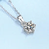 Platonic 1 - 2 ct Eternal Spark Sterling Silver Moissanite Pendant