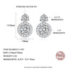 Platonic 3 ct Round Moissanite Drop Studs