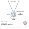 Platonic GRA Certified Sparkle Oval Cut Silver 1.2 ct Moissanite Pendant Set with 1 ct Earrings