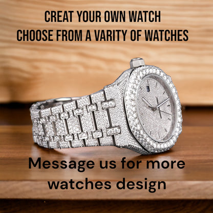 Watch | luxury watch | automatic watch | watches for men | hip hop watch | diamond watch | iced out watch | moissanite watch | iced out |