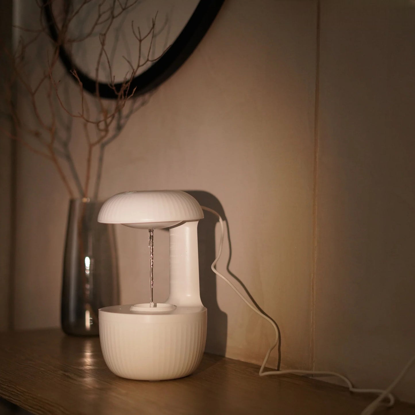 Anti-gravity Water Humidifier with Light