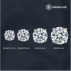 Platonic 0.3 - 2 ct Single Piece Luminous Luxe Round Moissanite Stud Earrings for Men; D VVS1