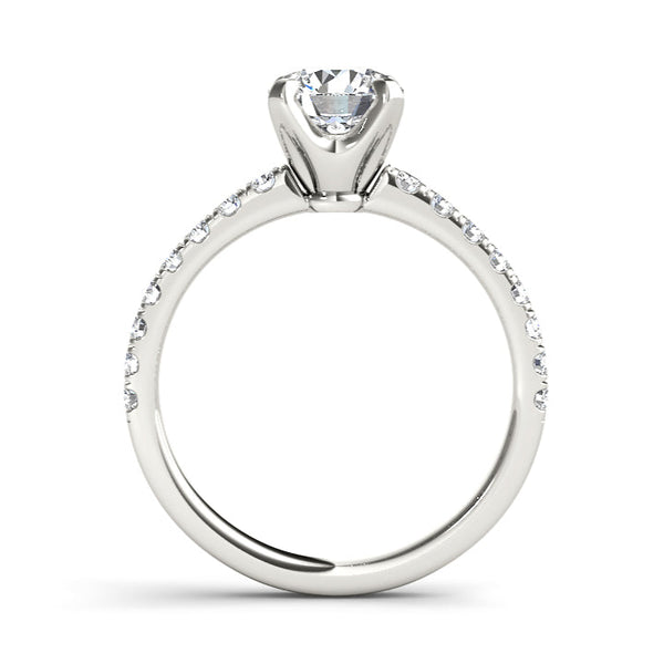 Platonic Nova Moissanite Solitaire Ring