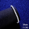 Platonic 4 mm Femme Bling 925 Sterling Silver Tennis Moissanite Bracelet