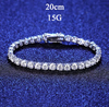 Platonic 5 mm Luxury Iced Out 925 Sterling Silver Tennis Moissanite Bracelet