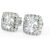 Platonic Starfire Glamour Solitaire Earrings