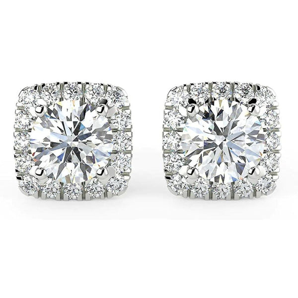 Platonic Starfire Glamour Solitaire Earrings