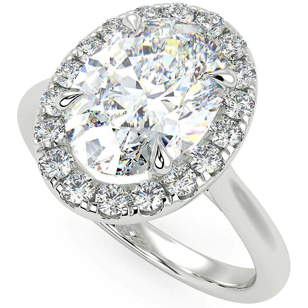 Platonic Amelia's Allure Oval Cut Solitaire Ring
