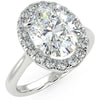 Platonic Amelia's Allure Oval Cut Solitaire Ring