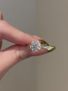 Platonic Brilliant Iridescent Moissanite Solitaire